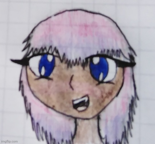 My creation her name is cotton | image tagged in anime drawings,anime,drawing,drawings | made w/ Imgflip meme maker