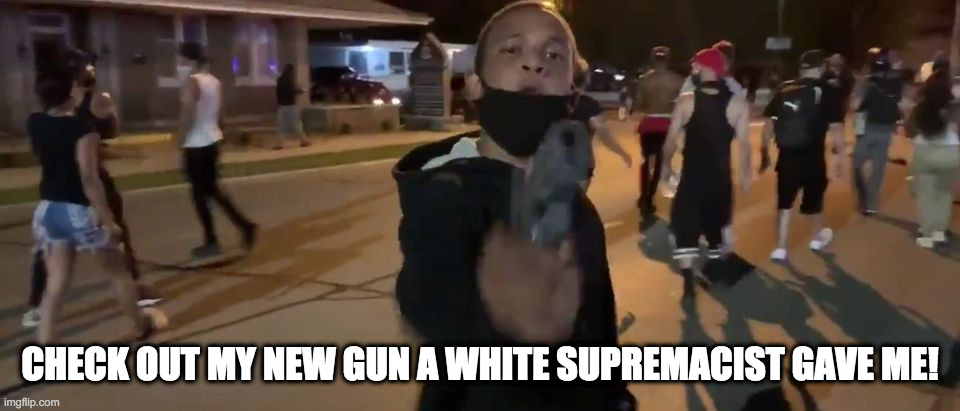 CHECK OUT MY NEW GUN A WHITE SUPREMACIST GAVE ME! | made w/ Imgflip meme maker