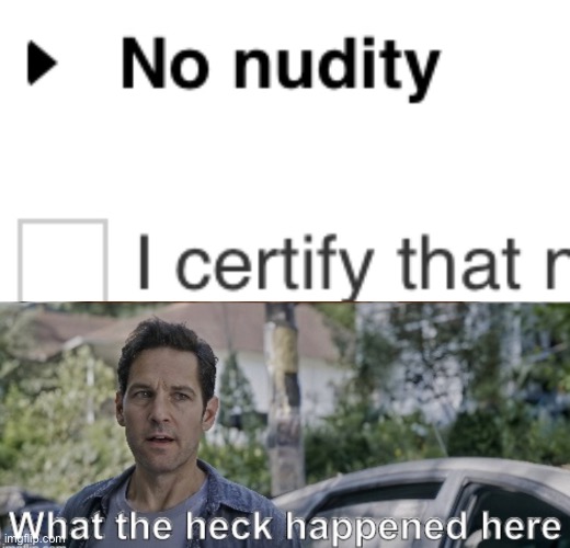 Wat | image tagged in antman what the heck happened here | made w/ Imgflip meme maker