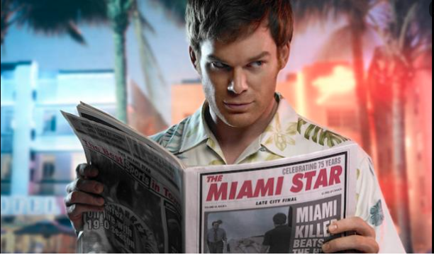 High Quality Dexter Miami Star Blank Meme Template