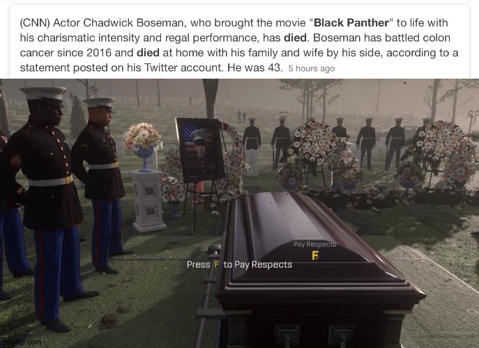 Press F to pay respects : r/marvelmemes