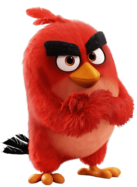 High Quality Red Bird The Angry Birds Movie Blank Meme Template