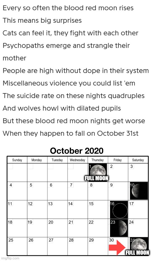 OF COURSE WE GET A FULL MOON ON HALLOWEEN 2020 | FULL MOON; FULL MOON | image tagged in halloween,october,full moon,blood moon,icp,2020 | made w/ Imgflip meme maker