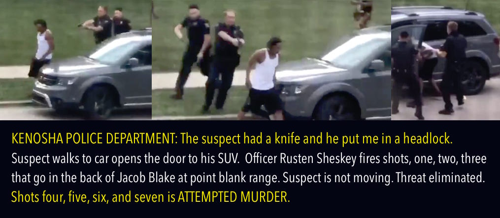 High Quality Attempted Murder of Jacob Blake Blank Meme Template