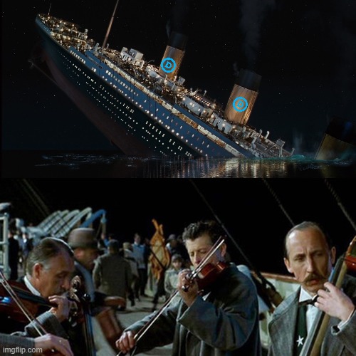 It's a Titanic shipwreck. | image tagged in democratic party | made w/ Imgflip meme maker