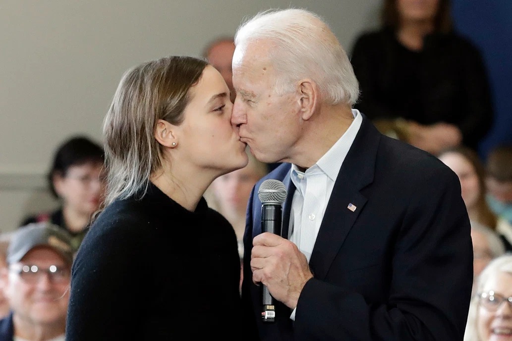 Biden Kiss Racist Blank Meme Template