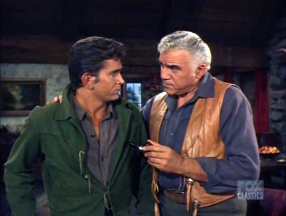 Bonanza's Little Joe and Pa Blank Meme Template