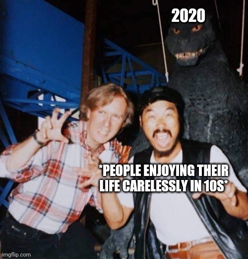 Good old days | image tagged in gojira | made w/ Imgflip meme maker