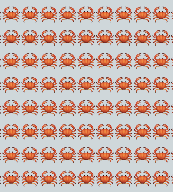 High Quality Crab Background Blank Meme Template