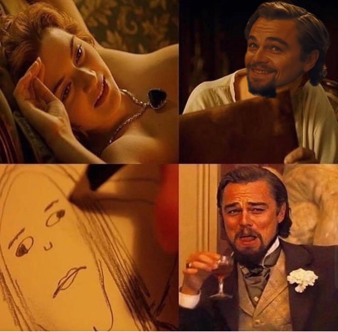 Titanic Romantic Jack Style Blank Meme Template