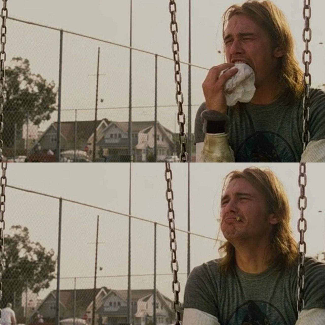 Pineapple Express Crying $7 Sandwich For $50 Uber Eats Blank Meme Template
