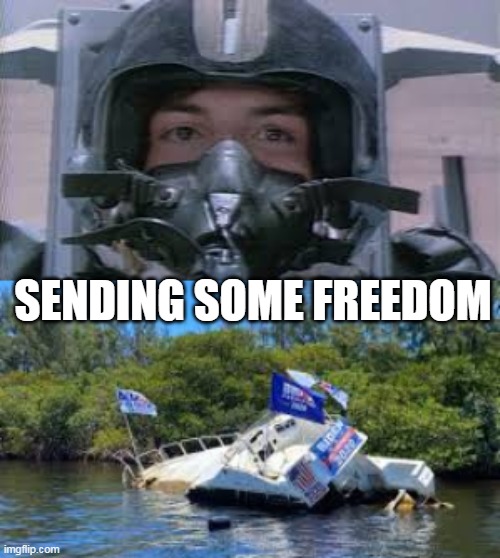 sending some | SENDING SOME FREEDOM | image tagged in haas konijn | made w/ Imgflip meme maker