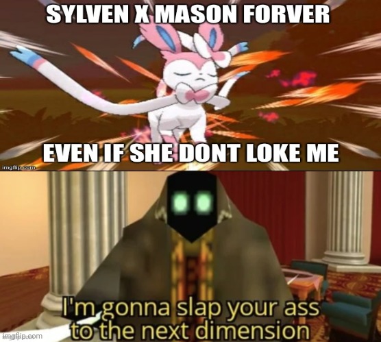 Hell no | image tagged in i'm gonna slap your ass to the next dimension,memes,mason,funny | made w/ Imgflip meme maker