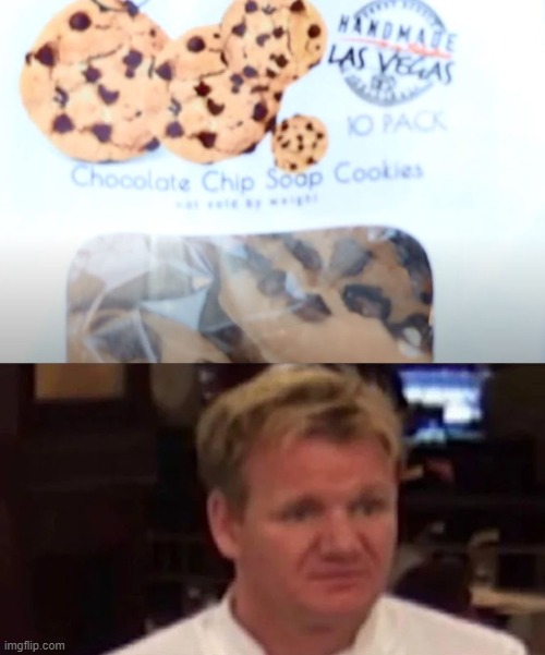 Disgusting cookies | image tagged in disgusted gordon ramsay | made w/ Imgflip meme maker