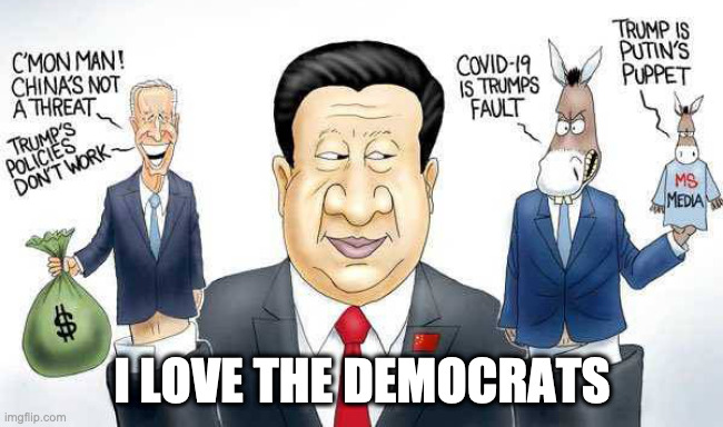 China Rules DNC | I LOVE THE DEMOCRATS | image tagged in dncleaks,meme,memes,fun,funny memes,upvote | made w/ Imgflip meme maker