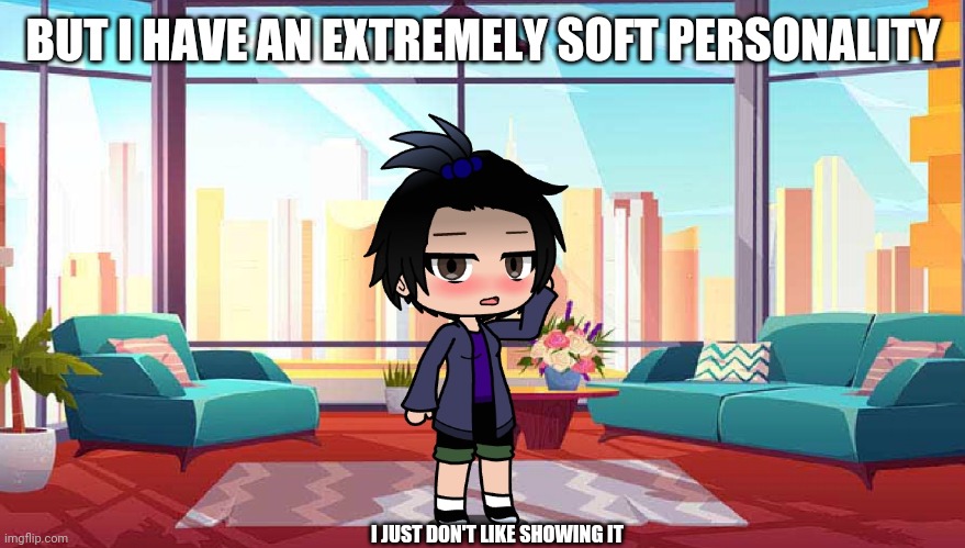 Announcement part 2 | BUT I HAVE AN EXTREMELY SOFT PERSONALITY; I JUST DON'T LIKE SHOWING IT | made w/ Imgflip meme maker