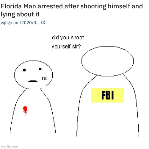 small comic i made in MS for this odd Florida man | image tagged in florida man,ms paint | made w/ Imgflip meme maker