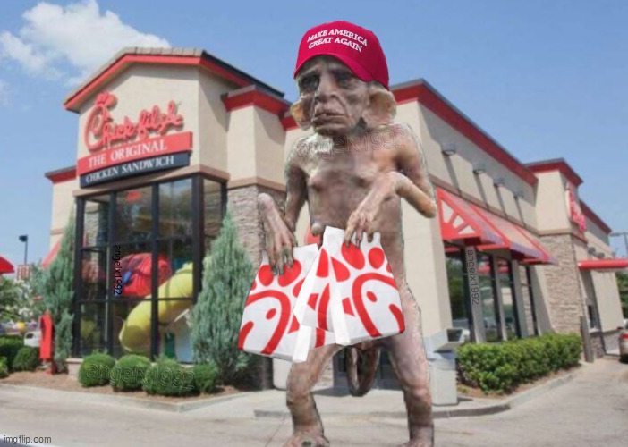 chick-fil-a | image tagged in chick-fil-a,fast food,trump supporters,junk food,foodies,maga | made w/ Imgflip meme maker