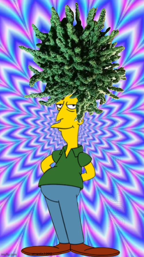 sideshow bob | image tagged in sideshow bob,cartoon,cannabis,weed,simpsons,hair | made w/ Imgflip meme maker