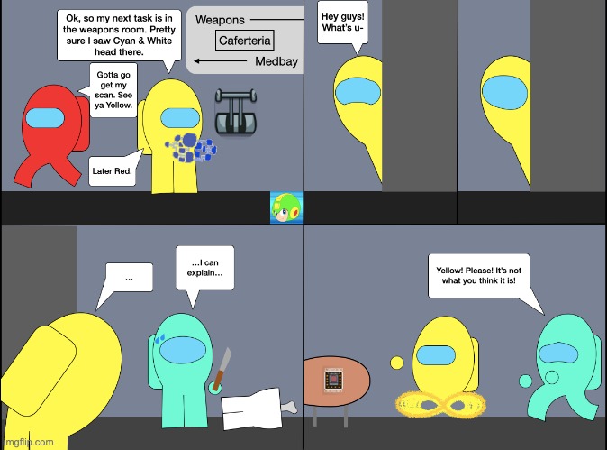 An Among Us comic, based on a true story - Imgflip