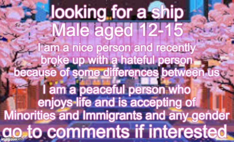 Please get me a ship (〃ゞOwO〃)ゞ | image tagged in imgshipping,ship,please get me a boyfriend | made w/ Imgflip meme maker