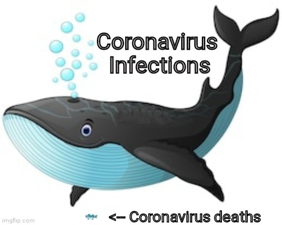 Coronavirus - get real | Coronavirus 
Infections; <-- Coronavirus deaths | image tagged in coronavirus,covid 19,coronavirus meme,covid | made w/ Imgflip meme maker