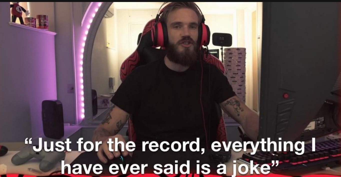 High Quality PewDiePie Blank Meme Template