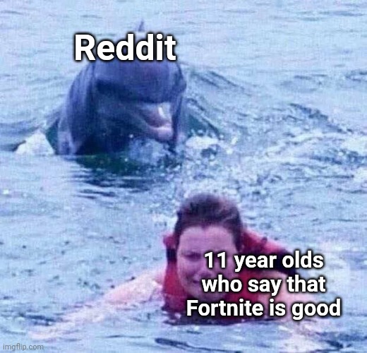 Reddit 11 year olds who say that Fortnite is good | made w/ Imgflip meme maker
