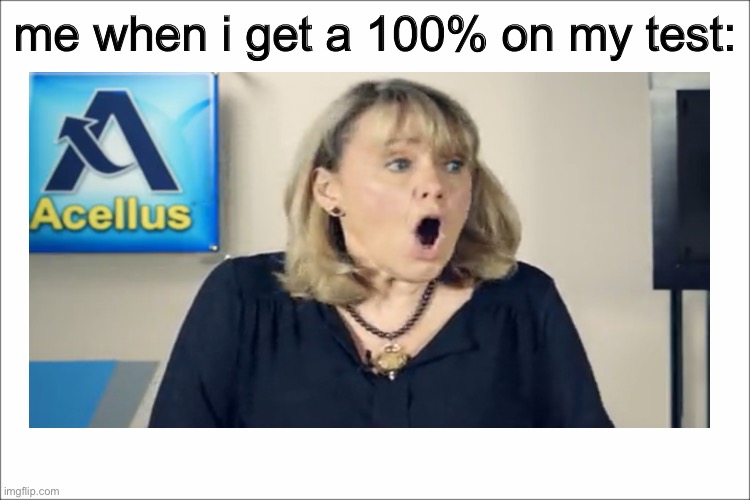 100 on my test! | me when i get a 100% on my test: | image tagged in 100,yay | made w/ Imgflip meme maker