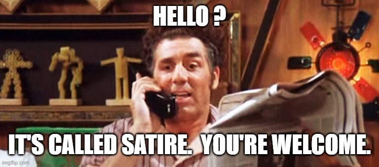 hello, and you welcome to movie phone | HELLO ? IT'S CALLED SATIRE.  YOU'RE WELCOME. | image tagged in hello and you welcome to movie phone | made w/ Imgflip meme maker