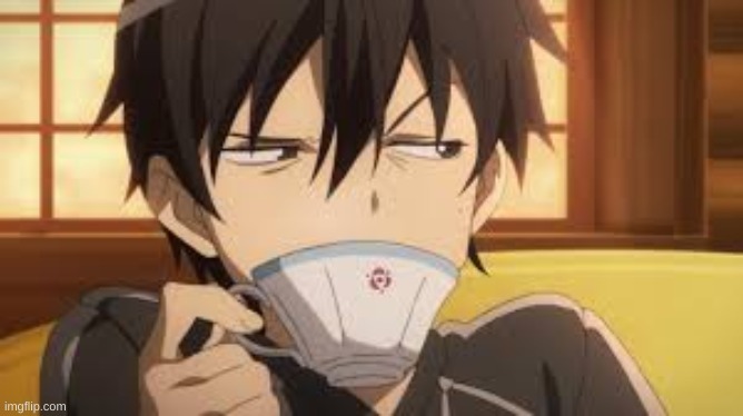 Kirito Weird Face | image tagged in kirito weird face | made w/ Imgflip meme maker