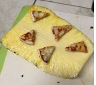 High Quality pizza on pineapple Blank Meme Template