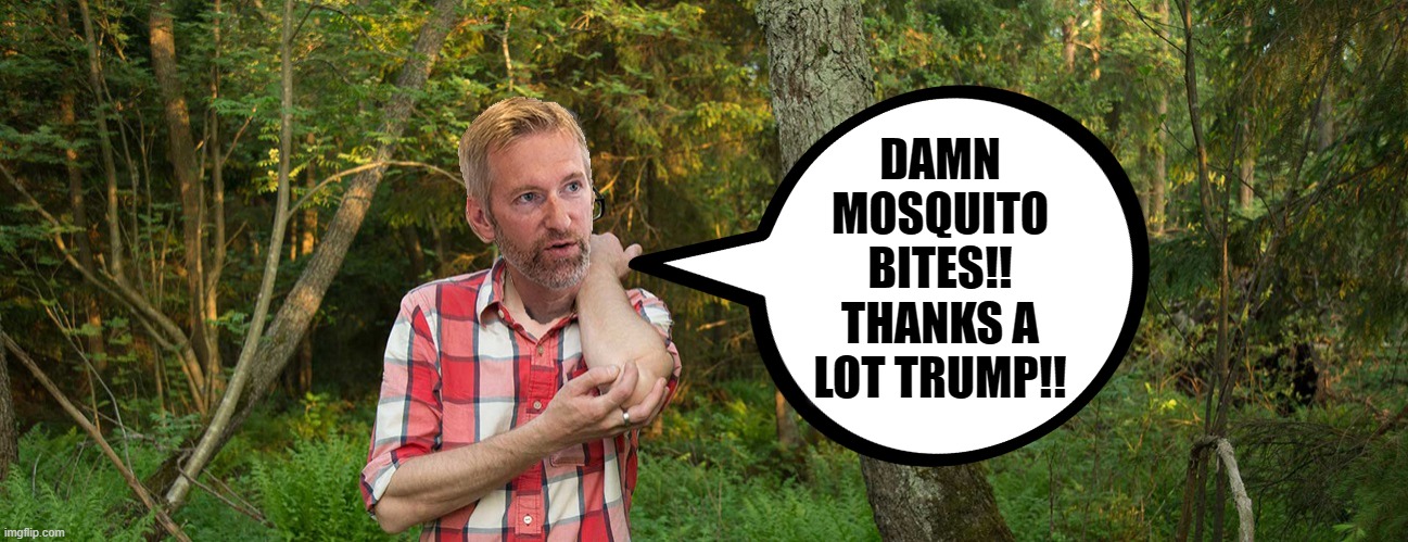 Ted Wheeler | DAMN MOSQUITO BITES!! THANKS A LOT TRUMP!! | image tagged in portland,oregon,riots,trump,blm,antifa | made w/ Imgflip meme maker