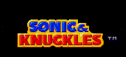 High Quality Sonic & Knuckles Logo Blank Meme Template