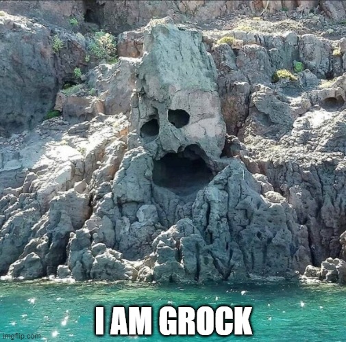 I AM GROCK | image tagged in funny,i am groot,groot,marvel,guardians of the galaxy,vin diesel | made w/ Imgflip meme maker
