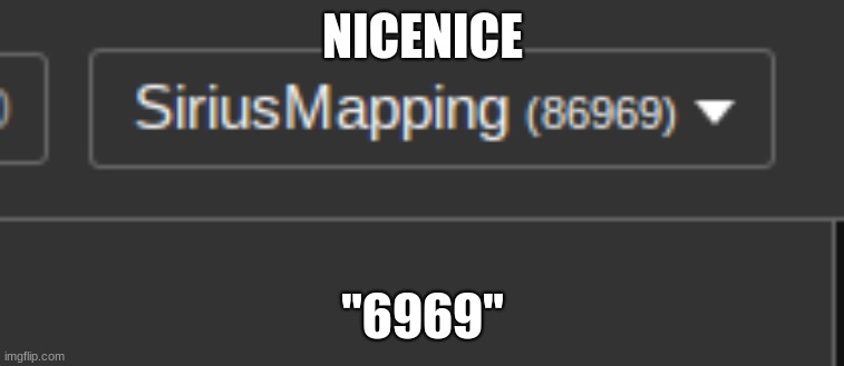 n i c e | NICENICE; "6969" | image tagged in 69,nice | made w/ Imgflip meme maker