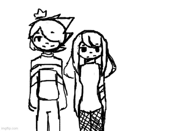 Bad drawing but ask Ryan and Himiko | image tagged in blank white template | made w/ Imgflip meme maker