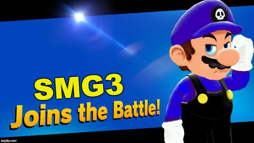 smg4's rival joins the fight! | SMG3 | image tagged in blank joins the battle,super smash bros,smg4,smg3 | made w/ Imgflip meme maker