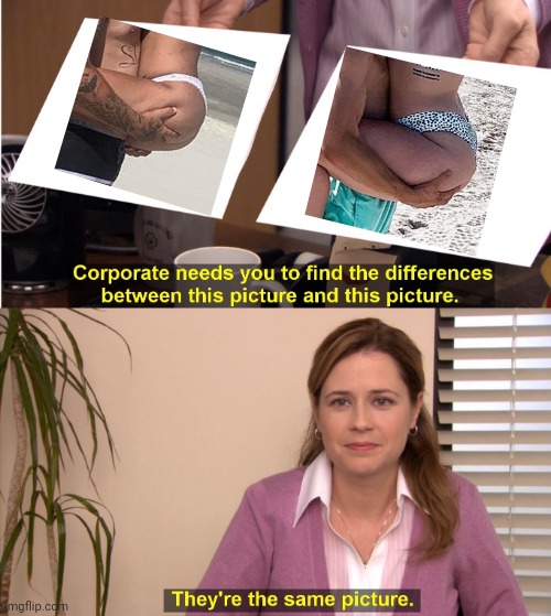 They're The Same Picture | image tagged in memes,they're the same picture,couples,booty | made w/ Imgflip meme maker