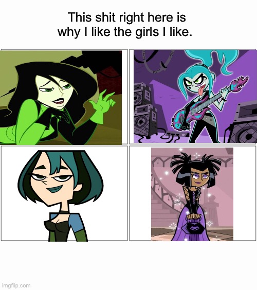 It’s been done before, but it’s true | This shit right here is why I like the girls I like. | image tagged in memes,blank comic panel 2x2 | made w/ Imgflip meme maker