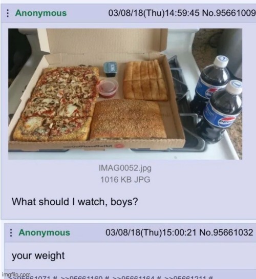 Anon needs a diet | image tagged in greentext | made w/ Imgflip meme maker