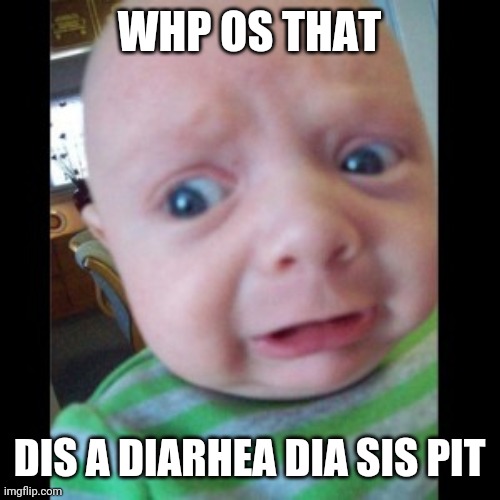 diarhea troubles | WHP OS THAT; DIS A DIARHEA DIA SIS PIT | image tagged in uhhhhhhhhh | made w/ Imgflip meme maker