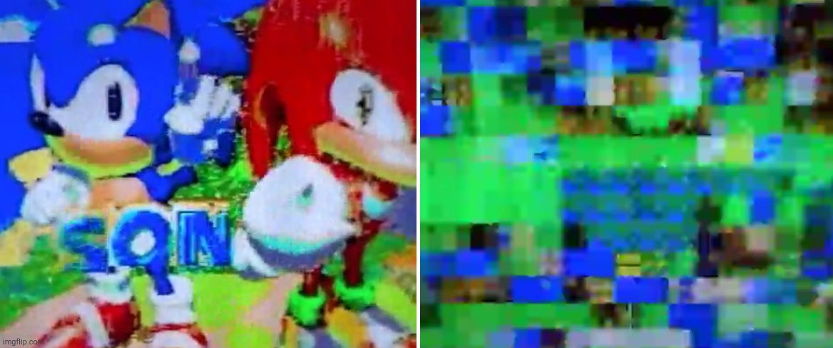 Sonic and Knuckles glitch | image tagged in sonic and knuckles glitch | made w/ Imgflip meme maker
