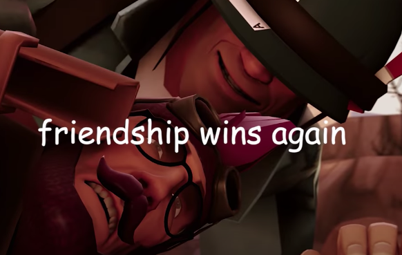 friendship wins again Blank Meme Template