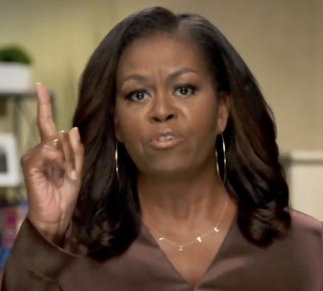 Pulpit pounder Michelle Obama Blank Meme Template