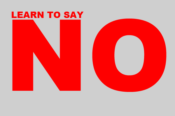 Learn to say no Blank Meme Template