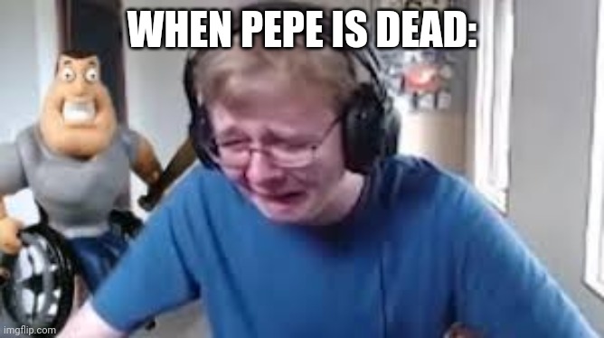 R.I.P. Pepe from 2008 to 2018 | WHEN PEPE IS DEAD: | image tagged in joe mama,pepe | made w/ Imgflip meme maker