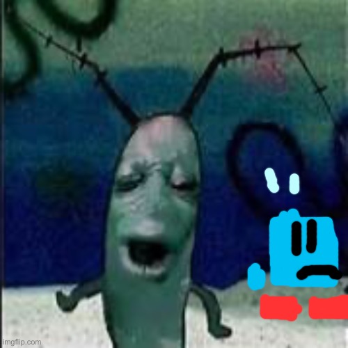 What if Blocky/Cloudy/any other OC from anyone was in Plankton gets served? | image tagged in plankton gets served | made w/ Imgflip meme maker