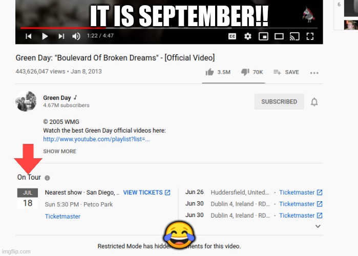 Outdated | IT IS SEPTEMBER!! 😂 | made w/ Imgflip meme maker