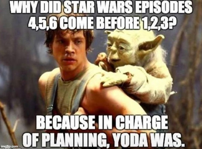 We finally have answers | image tagged in star wars prequels,memes | made w/ Imgflip meme maker